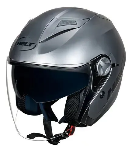 Capacete Helt Aberto New City Light Cinza