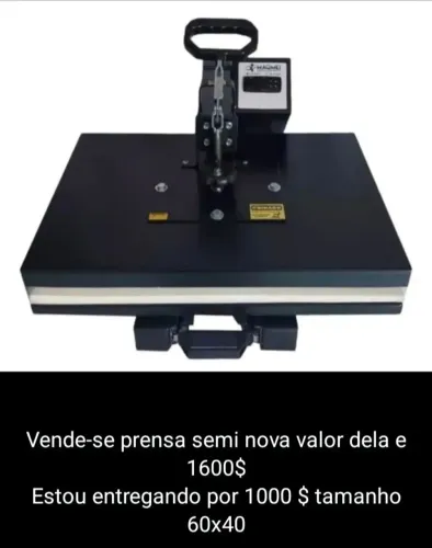 PRENSA À VENDA - ÓTIMA OPORTUNIDADE!