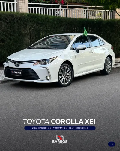 Toyota Corolla XEI 2.0 Flex 16V Aut. 2022