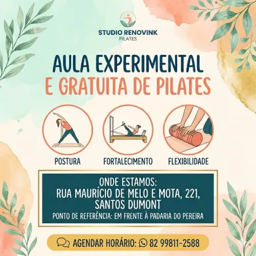 Pilates e fisioterapia  no santos dumont. Promocional 2x na semana