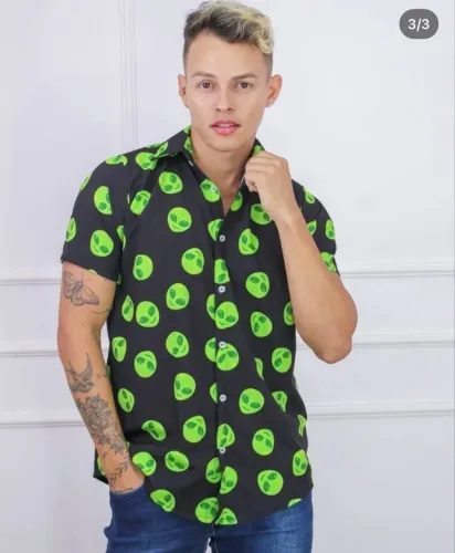 Camisa de botão