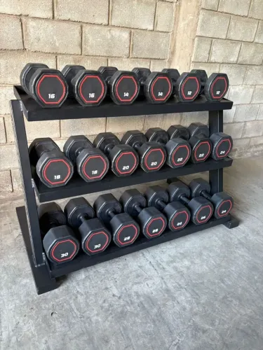 Dumbel monobloco injetado