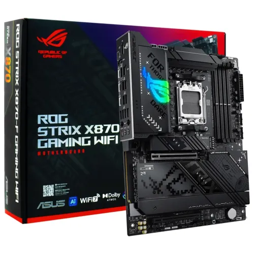 Placa Mãe ASUS ROG Strix X870-F Gaming Wi-Fi Socket AM5 / DDR5
