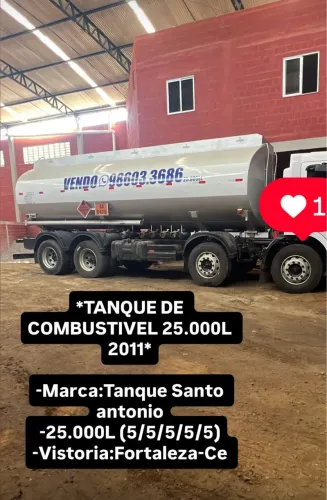 Tanque combustível 25000ltrs 