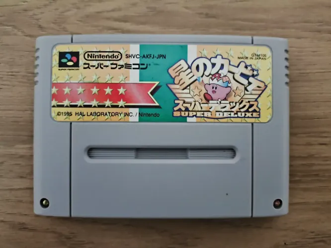 Kirby Super Deluxe Super Star Super Nintendo SNES SFC Famicom Original