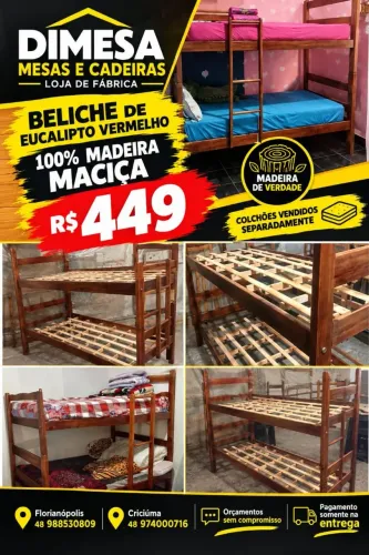 Beliches / direto da fábrica/ atacado e varejo/ pagamento somente na entrega/ *