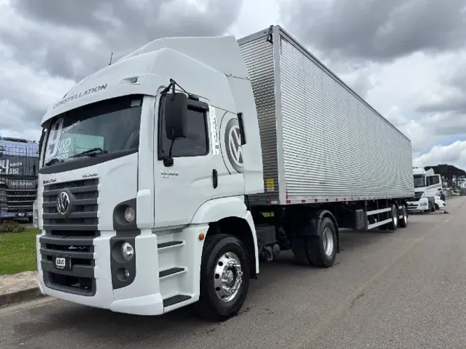Vw Constellation 19.360 4x2 Ano 2019 Aut Ar Condicionado Carreta Baú 2 Eixos Nostra 27