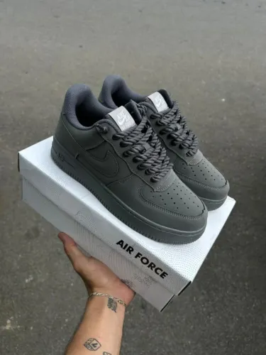 Tênis Nike Air Force Masculino Premium Cor: Grafite - Disponível 38 AO 43 / Fotos Reais