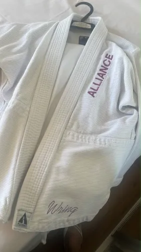 Kimono Alliance wring branco FEMININO A0
