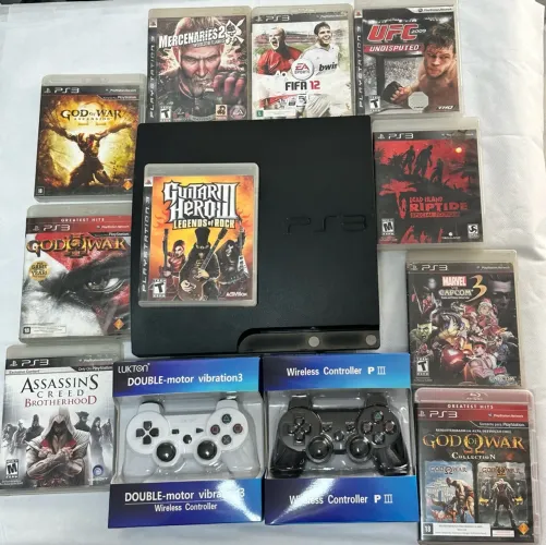 PS3 COMPLETO COM JOGOS ?