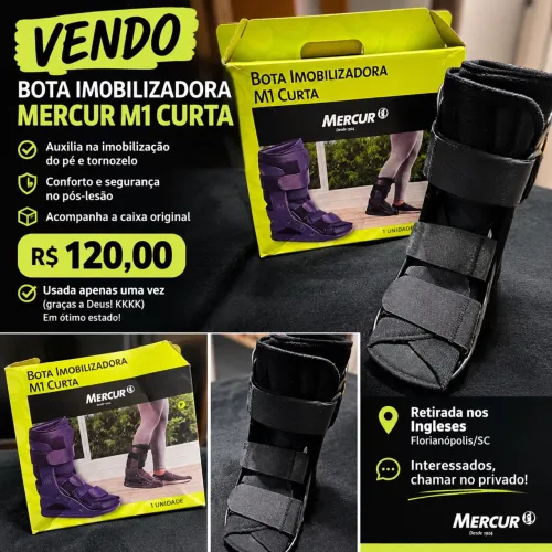 VENDO BOTA IMOBILIZADORA MERCUR M1 CURTA