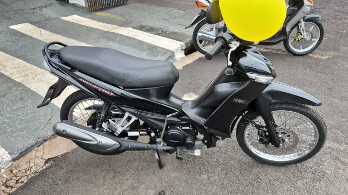 YAMAHA CRYPTON 2012 PRETA COMPLETA $7800 LINDOMAR MOTOS 