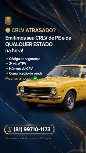 CRLV de Pernambuco e todos os estados