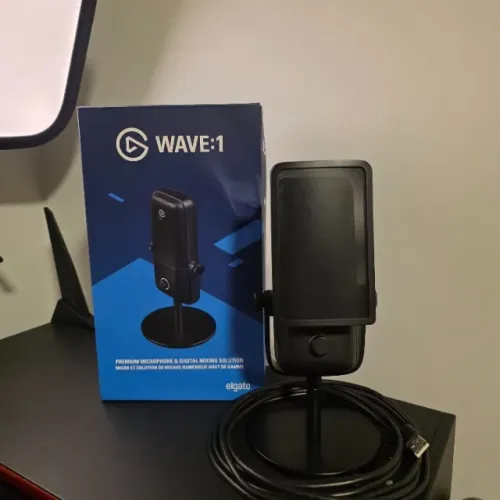 Microfone Elgato Wave 1 + Pop Filter