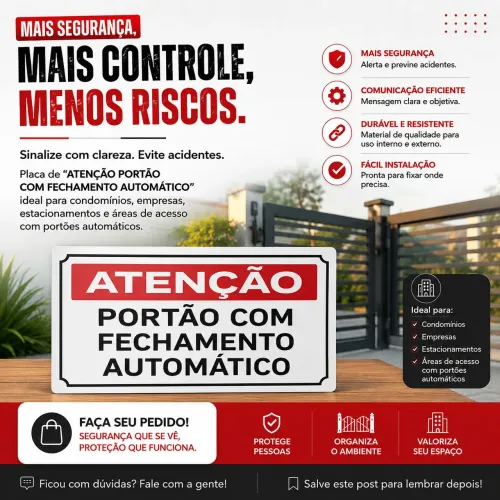 Identificação para Portões