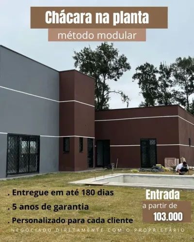 Chácara na planta, em Igaratá
