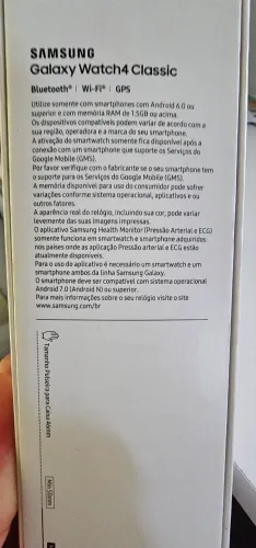 Relógio samsung galaxy watch 4 classic 46mm