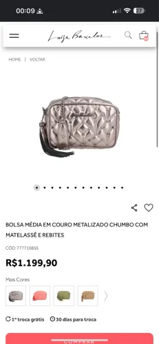 BOLSA LUOZA BARCELOS TAMANHO M