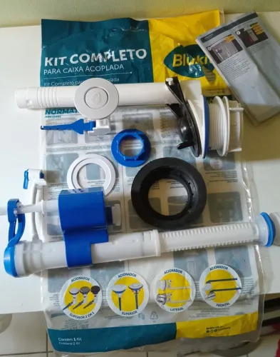 Kit Reparo Caixa Acoplada Blukit Universal (Novo)