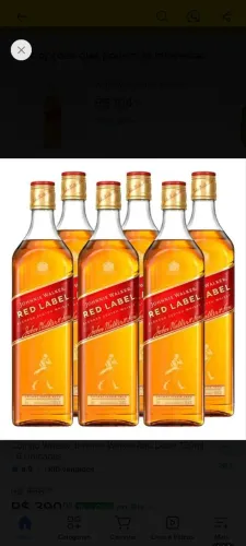 Vendo dois whisky Red Label