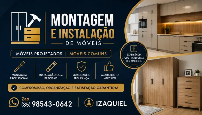 Montador e Reforma de móveis projetados