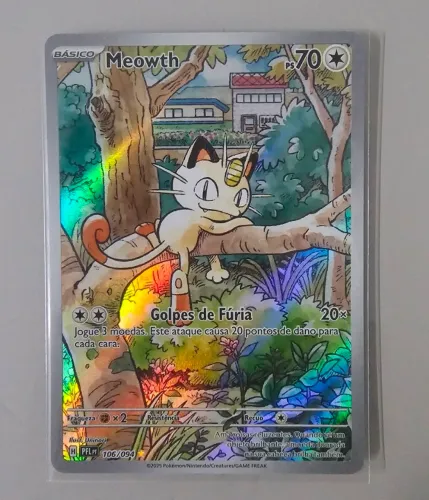 Carta Pokemon Meowth Full Art (106/094) (Nm)