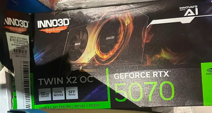 Rtx 5070 12GB INNO3D<br><br>Brutal by Nature