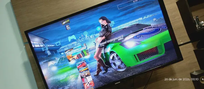 Playstation 3 Fat Desbloqueado 1 controle e 52 jogos