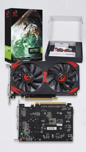 Placa de Vídeo PCYes GeForce GTX 750 Ti 2GB GDDR5 128 Bits - Completa na Caixa