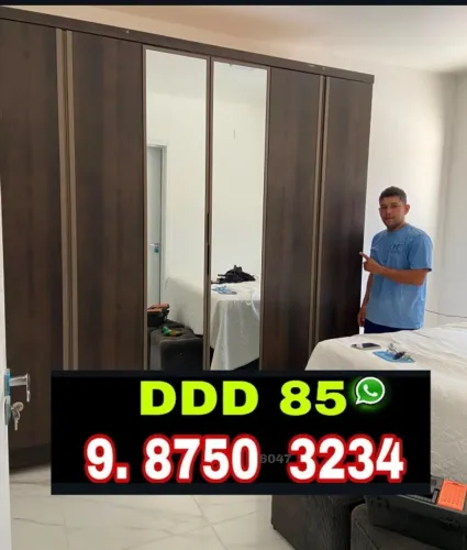 Montador de móveis para montagem e desmontagem de guarda-roupas, armários, closet e cômoda