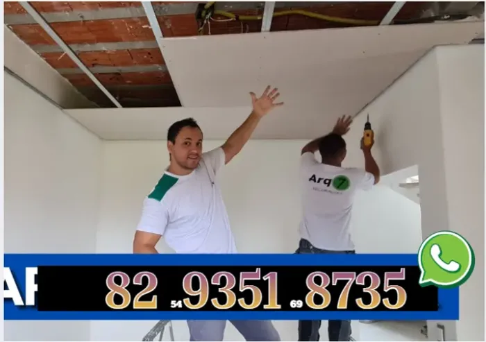 Reforma Forro de Gesso Forro drywall e parede e divisoria