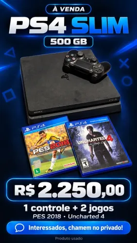 ? VENDO PS4 SLIM ? 500 GB