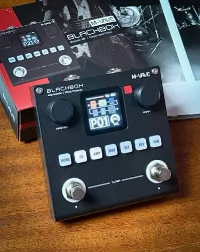 pedaleira Blackbox praticamente nova (com capturas IR instalados)