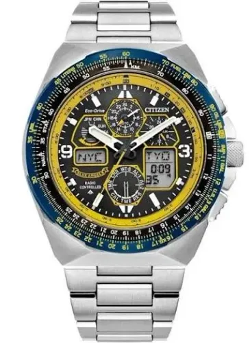 RELOGIO CITIZEN JY8125 54L BLUE ANGELS RADIO CONTROLE