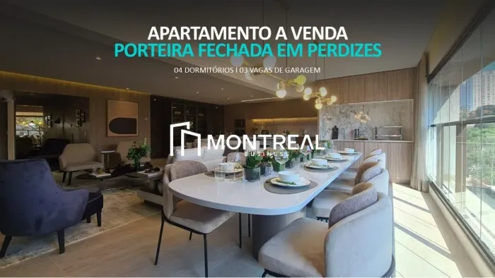 APARTAMENTO À VENDA EM PERDIZES, 4 SUÍTES. 3 VAGAS DE GARAGEM DETERMINADAS.