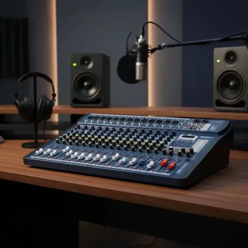 Mesa De Som Lexsen Lmx16 Usb 16 Canais Mp3 Bluetooth + Nf-e