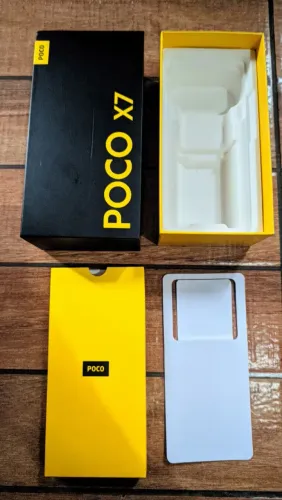 Caixa VAZIA Poco X7 5G NFC Xiaomi , valorize seu aparelho na hora da venda
