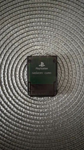 Memory Card PS1 Original 1MB Sony (Smoke Gray - Raro)