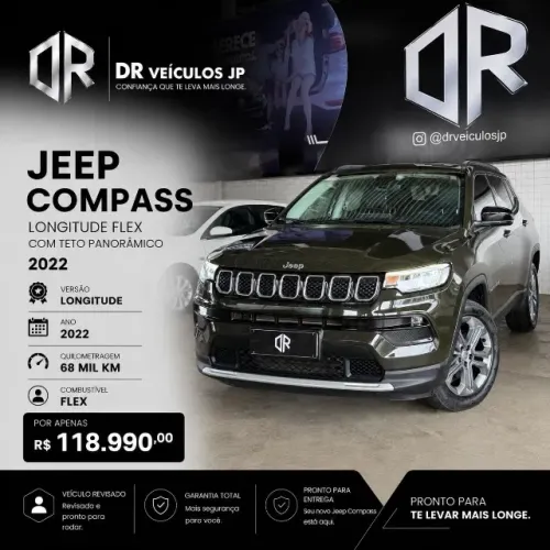 Jeep Compass Long. T270 1.3 TB 4X2 Flex AUT 2022