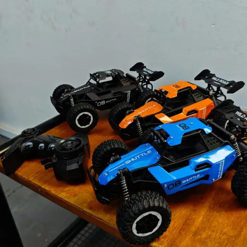 Carrinho de Controle Remoto Recarregável com Faróis Off Road 