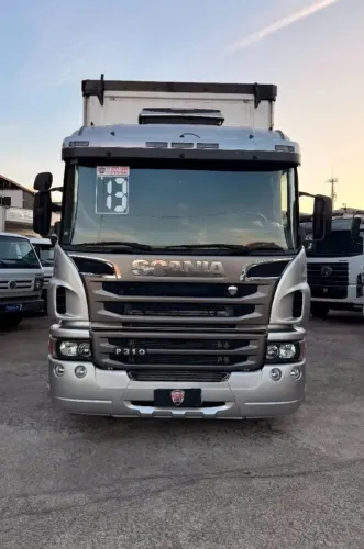 Scania p310 bitruck baú sider 2013