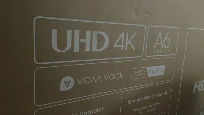 Televisor 58? 4K, na caixa, Nota Fiscal  