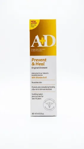Pomada a&d anti assaduras 113g prevent & heal NO BRASIL