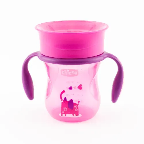 Copo Infantil 360 Perfect Cup Menina 12m+ Rosa Chicco