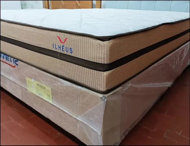 Cama Box Casal Plumatex Ilhéus Molas ensacadas - Nova e  embalado!!