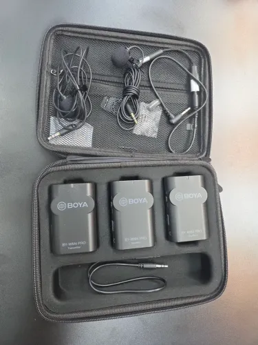 Microfone Lapela Boya