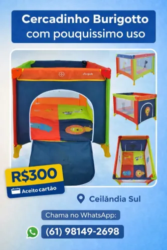 Cercadinho burigotto (usado apenas 1 vez)
