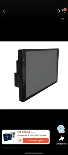 Multimídia de 9 polegadas smart 16 giga de memória original do gol 2025