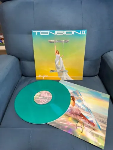 LP Vinil Kylie Minogue Tension II (2) Autografado