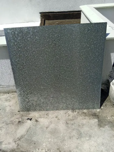 Chapa 18 aço galvanizado 1x1 